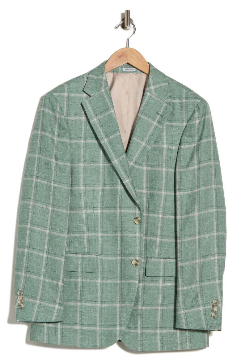 Light Green Wool Blend Sport Coat, Alternate, color, LIGHT GREEN