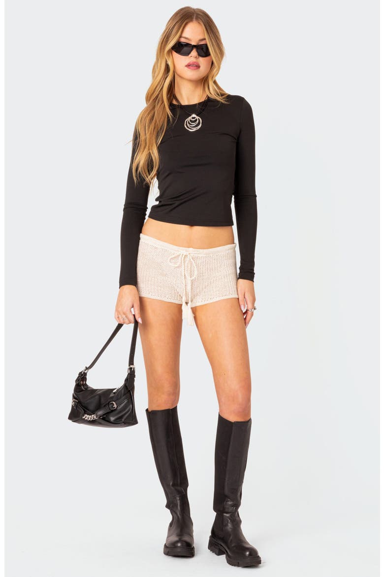 Tay Crop Top, Alternate, color, BLACK