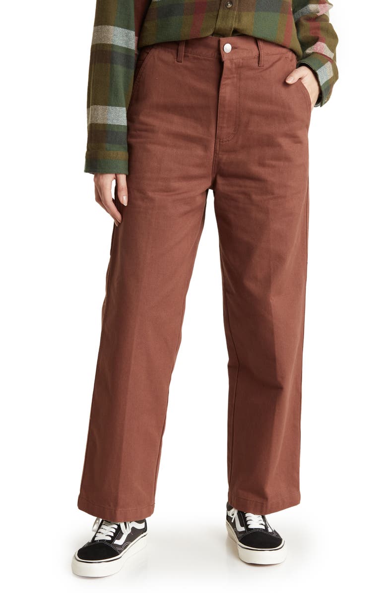 Obey Brighton Crop Carpenter Pants, Main, color,