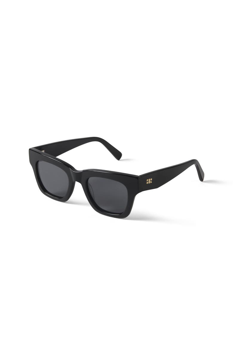 French Kiwis Eyewear Rosalie Sunglasses, Alternate, color, Black