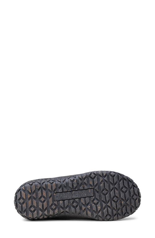 Minnetonka Tamarra Fleece Lined Slipper In Black