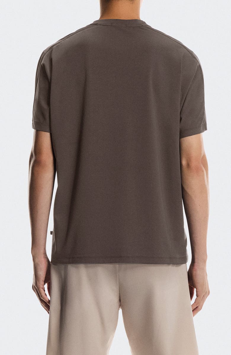 On Focus-T Performance Running T-Shirt, Alternate, color, Pebble