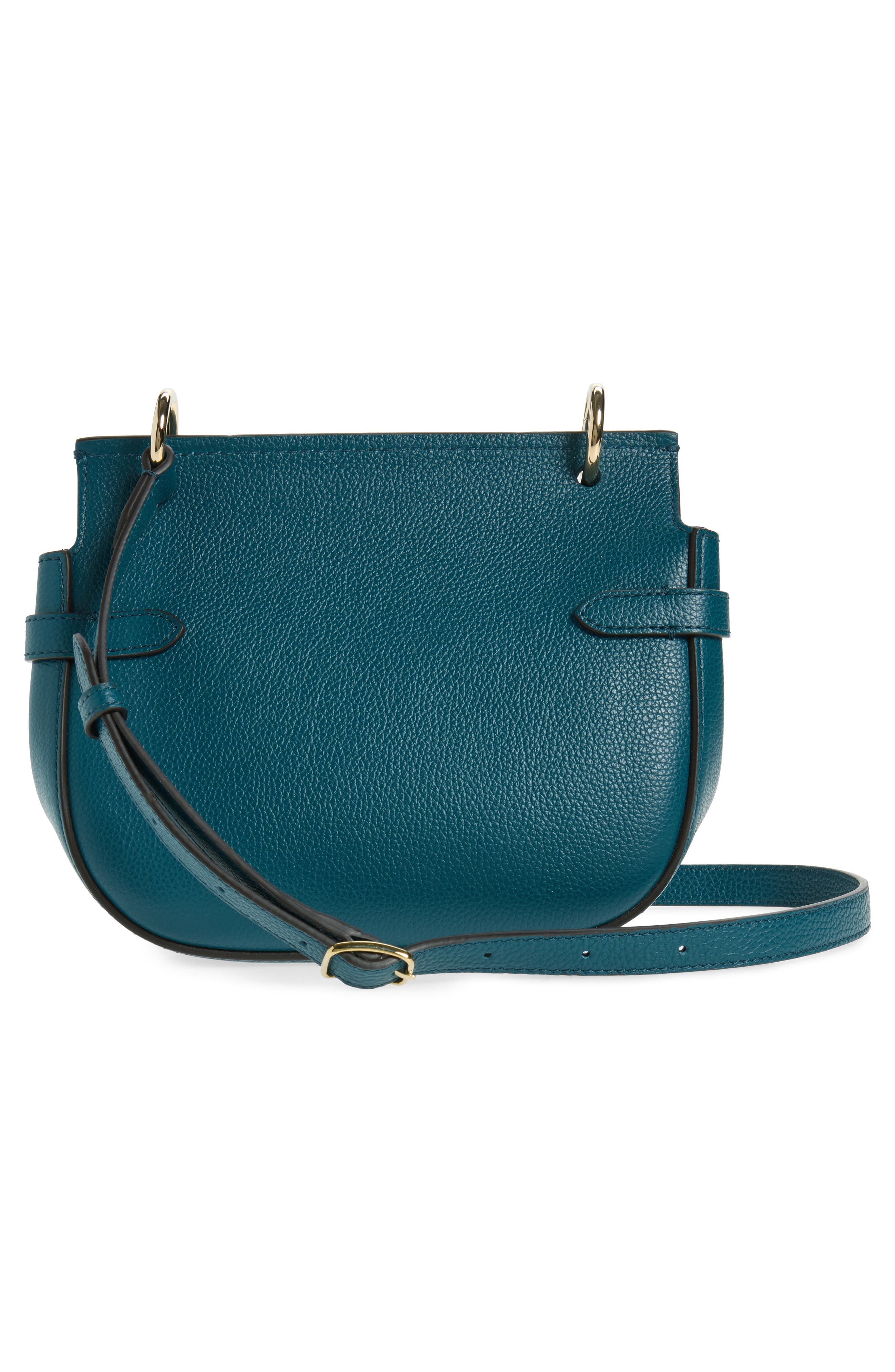 Small Amberley Leather Satchel, Alternate, color, OUT OF THE BLUE