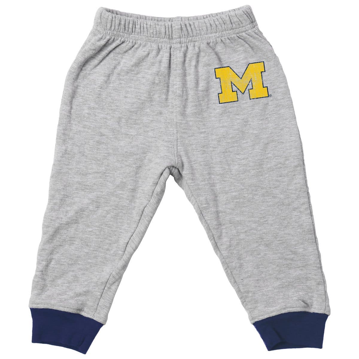 Wes & Willy Infant Wes & Willy Heather Gray Michigan Wolverines Jie Jie ...