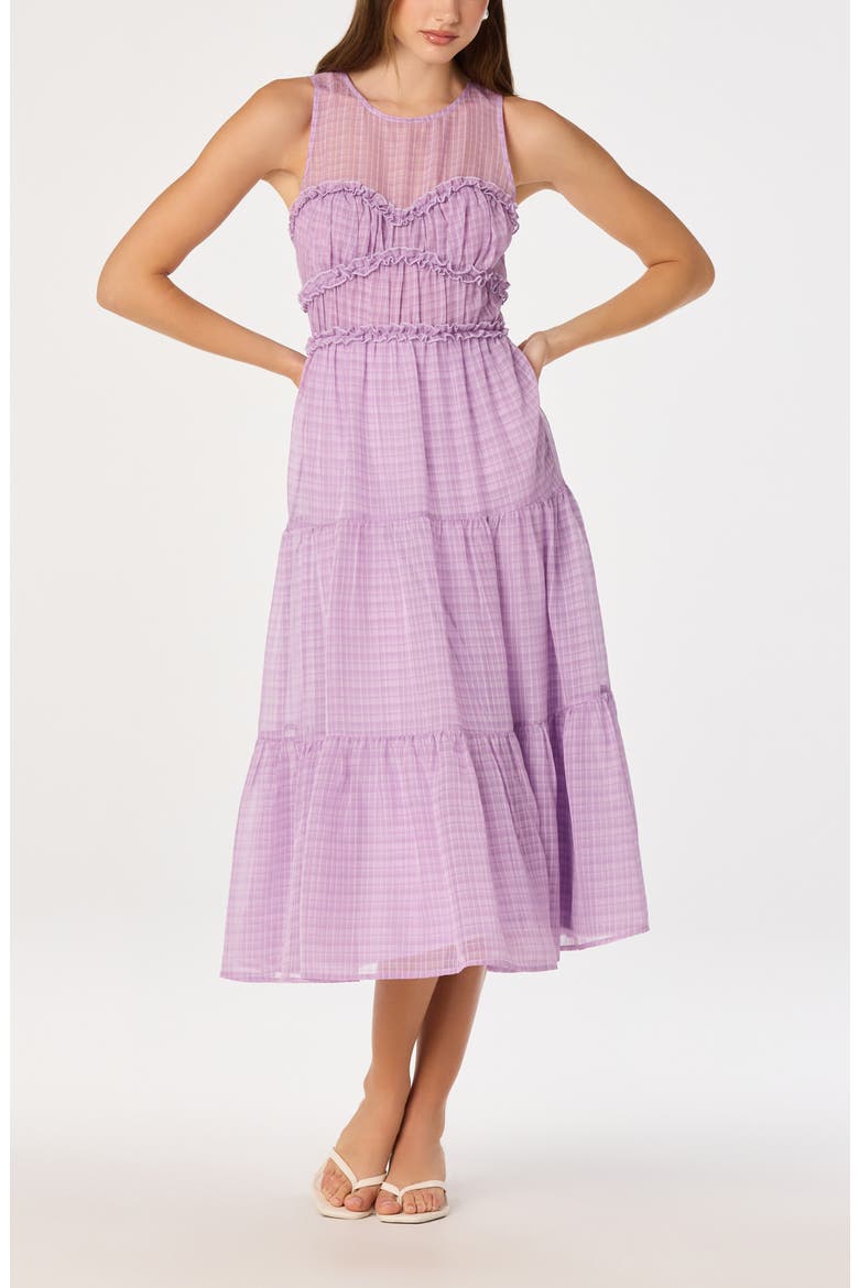 Adrianne Tiered Dress, Alternate, color, LILAC