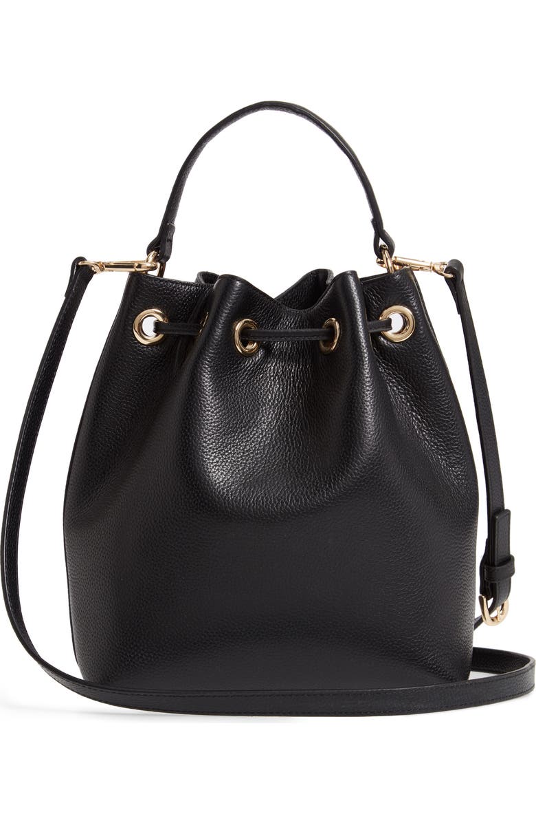 Nordstrom Delilah Leather Bucket Bag, Alternate, color,