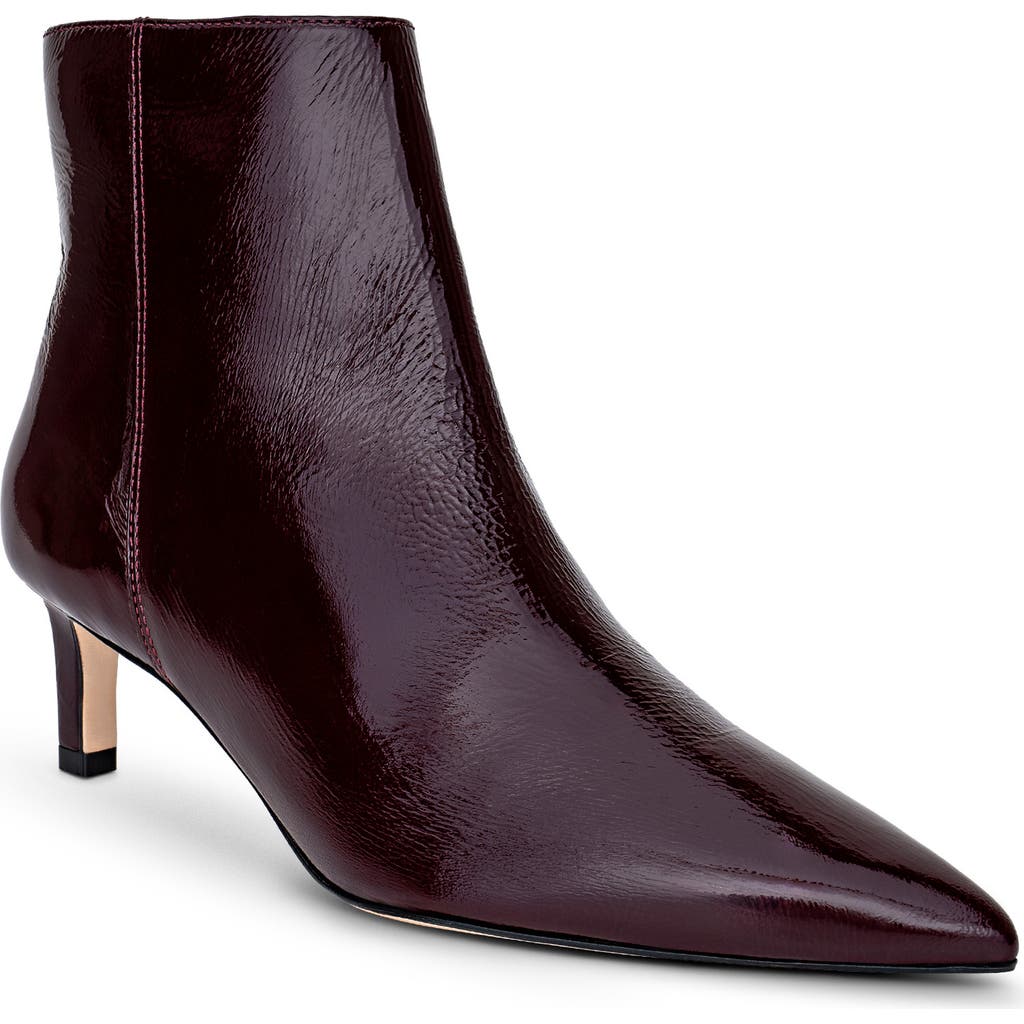 L'agence Lilly Ii Bootie In Burgundy