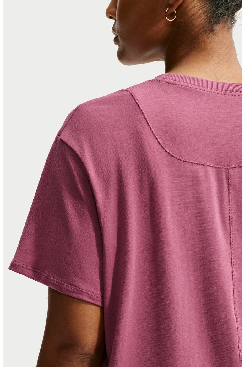 One Relaxed Dri-FIT T-Shirt, Alternate, color, PINK SMOKE/ WHITE