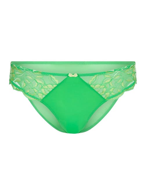 Adore Me Chelsi Brazilian Panties In Green