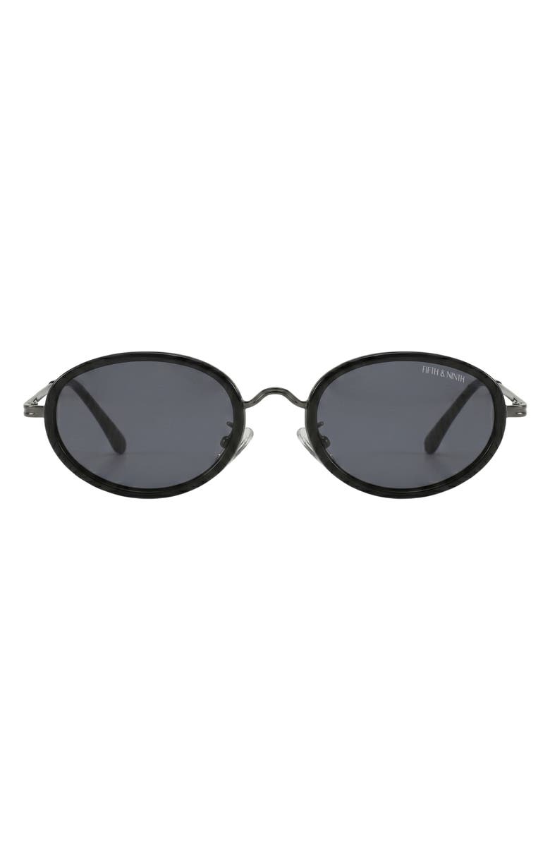 Fifth & Ninth Ciel 64mm Oversize Oval Sunglasses, Main, color,