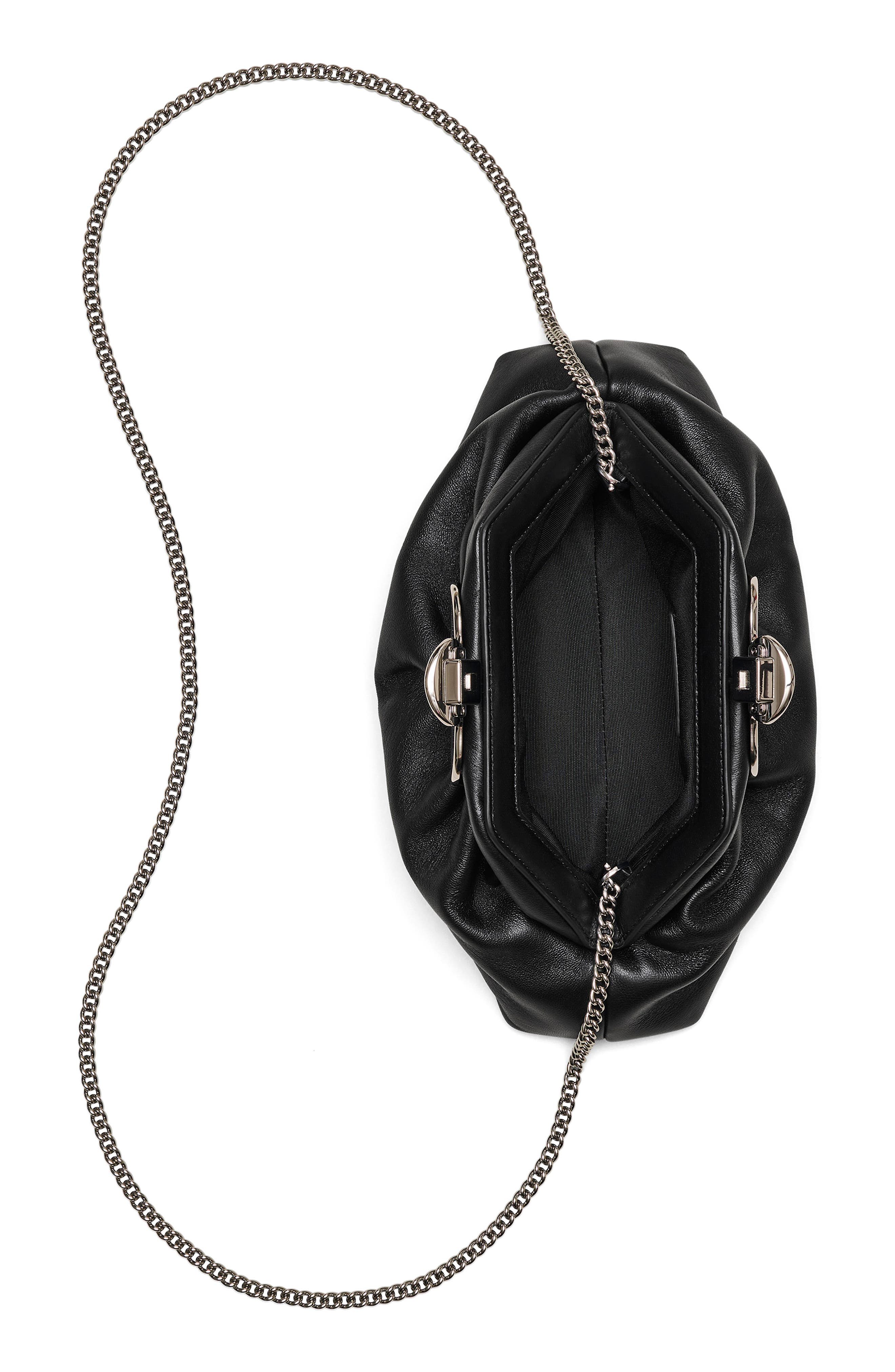 Marc Jacobs The Glam Small Clutch, Alternate, color, Black