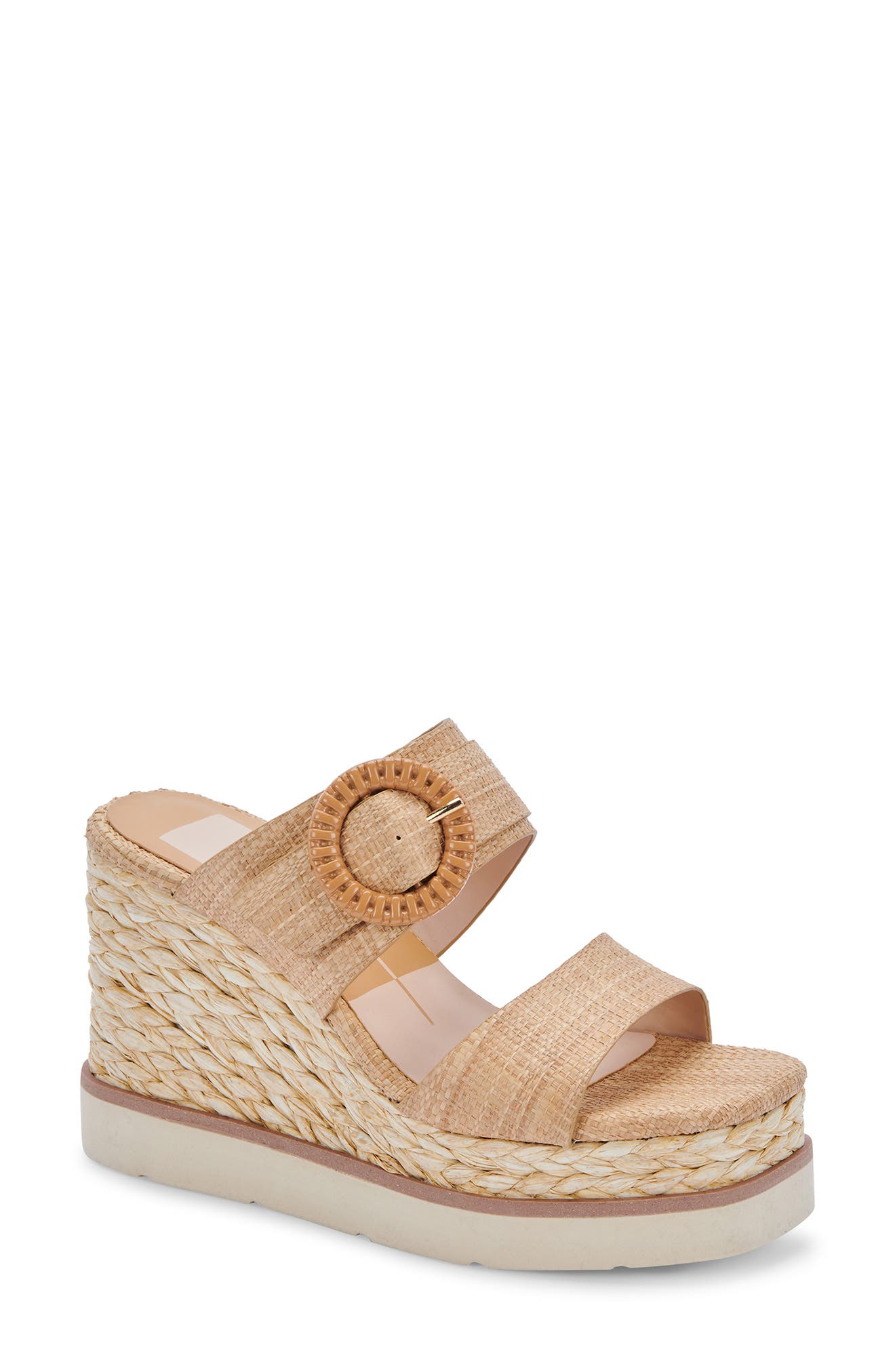 Lauryn Espadrille Wedge, Main, color, LIGHT NATURAL RAFFIA