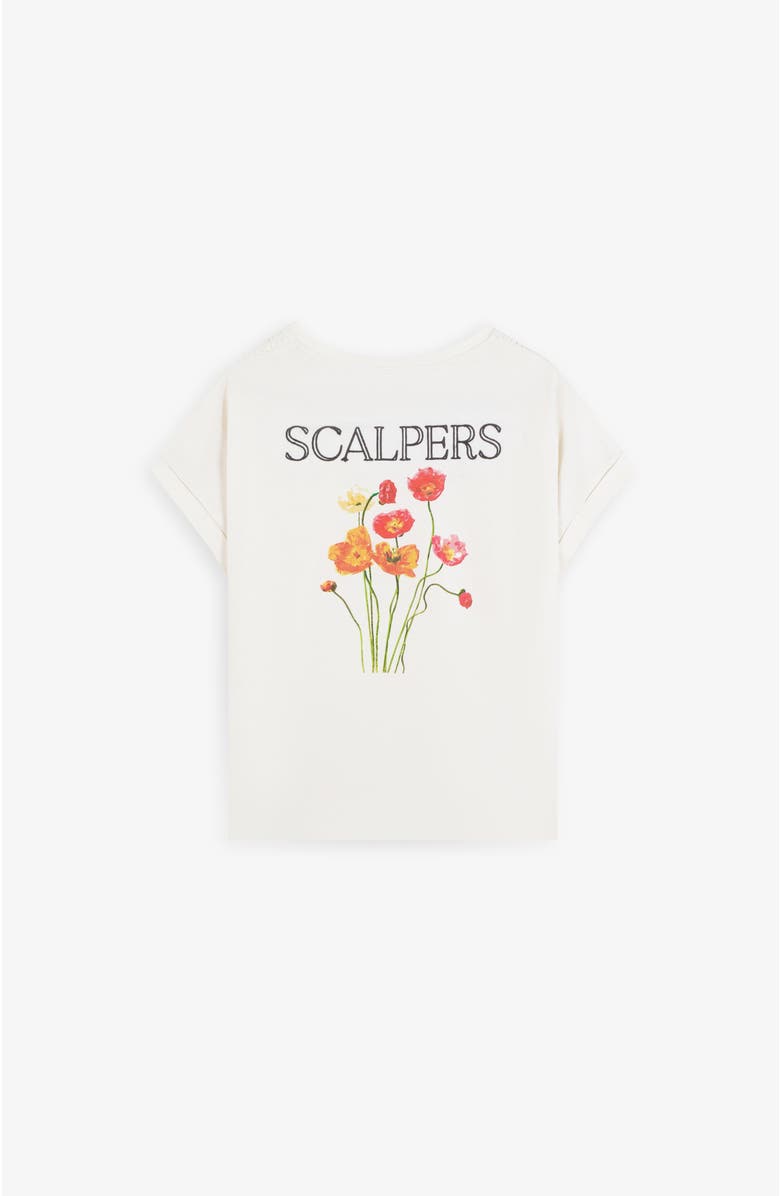 Scalpers Botanicaltee Girls, Alternate, color, White