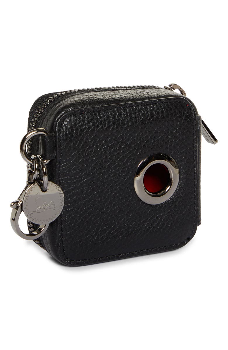 Christian Louboutin Leather Dog Poop Bag Holder, Alternate, color, 