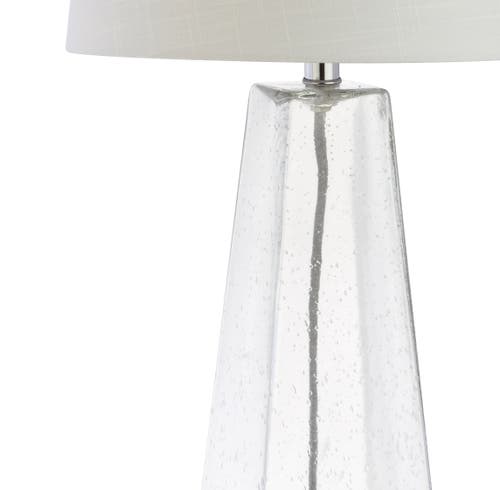 Jonathan Y Dylan 28.5" Glass Led Table Lamp, Clear In Clear
