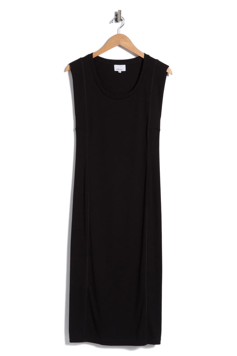 Everyday Scoop Neck Tank Dress, Main, color, BLACK