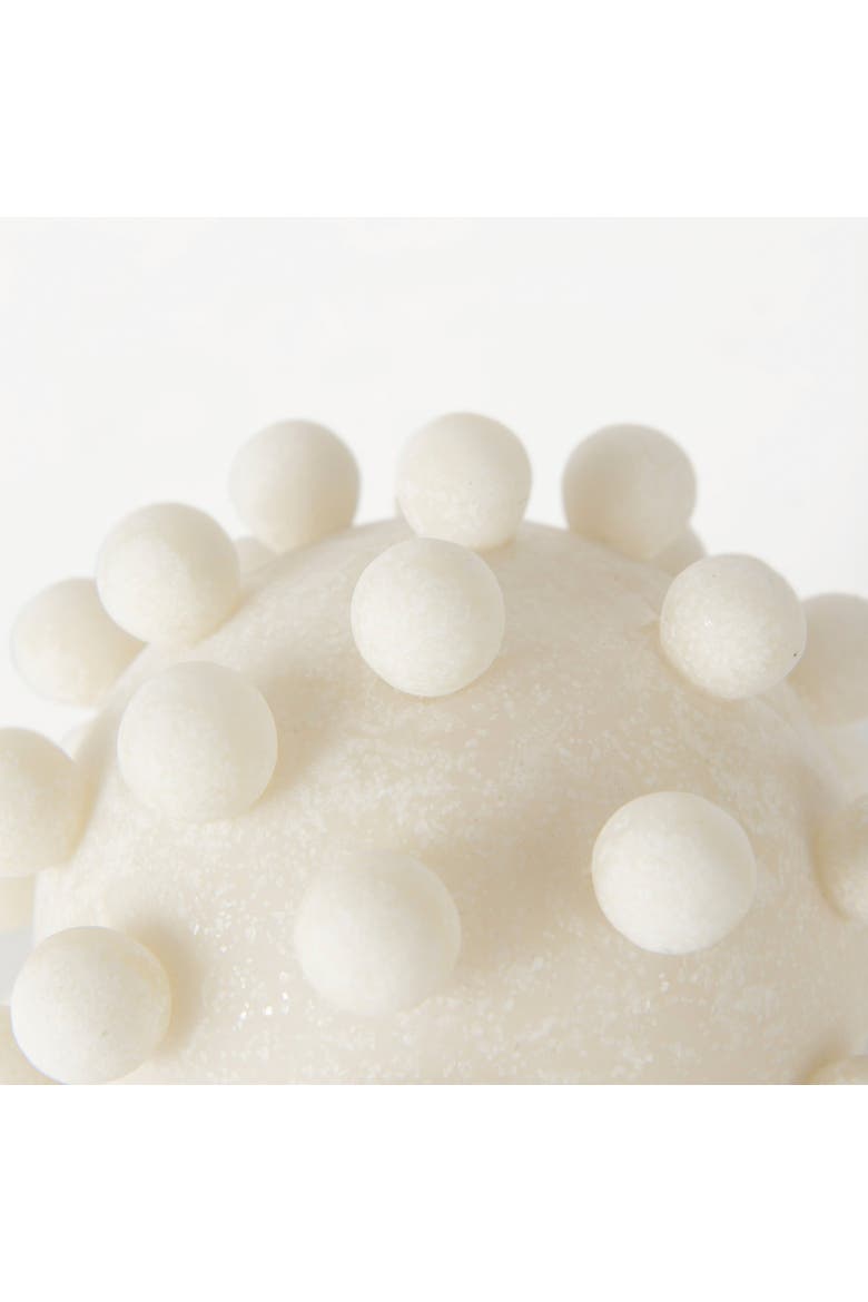 Malo Resin Sphere Decorative Object, Alternate, color, Beige