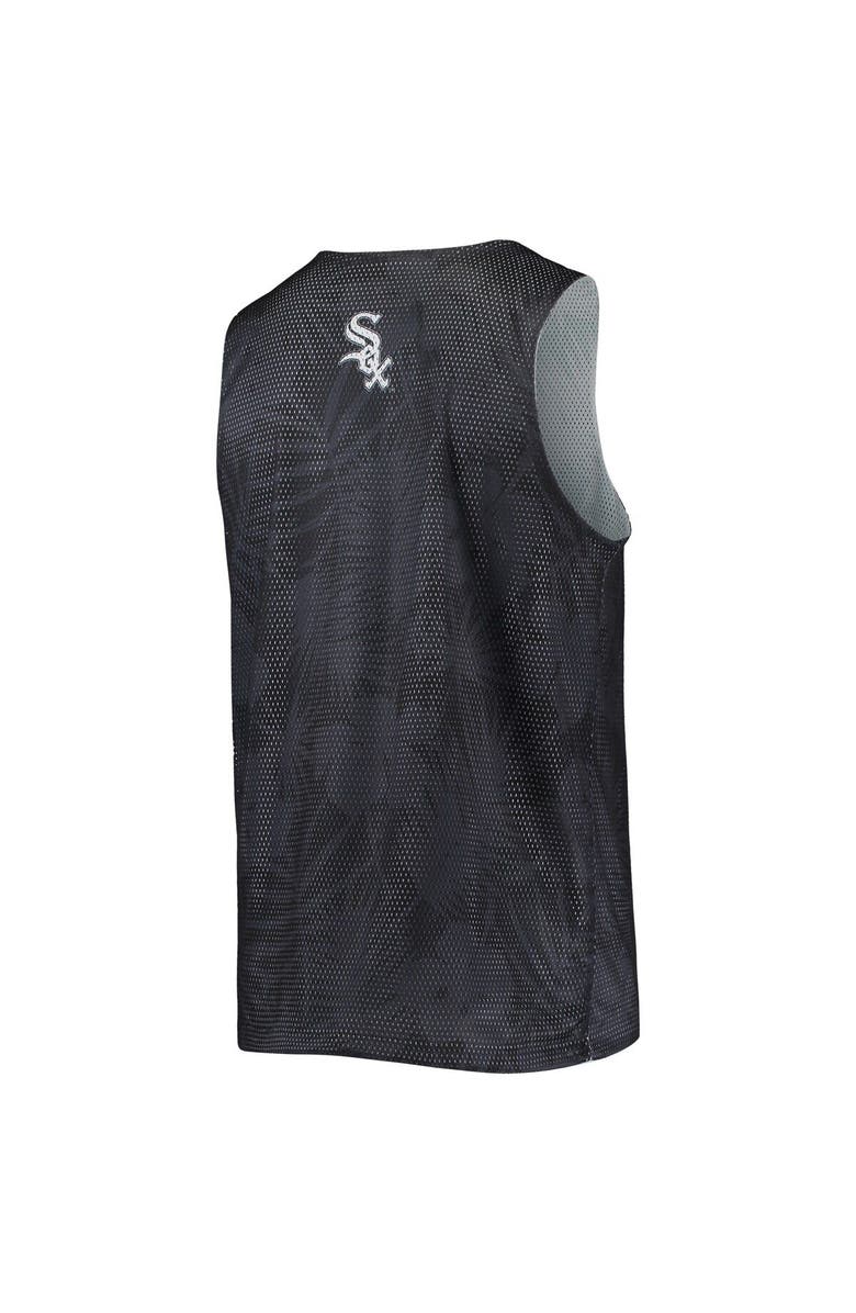 FOCO Men's FOCO Black Chicago White Sox Floral Reversible Mesh Tank Top, Alternate, color, Black