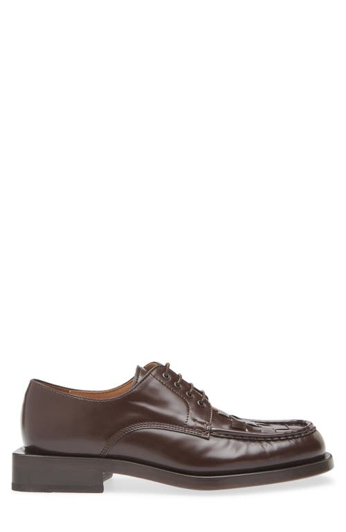 Jacquemus Les Derbies Tresses Woven Derby In Dark Brown 880