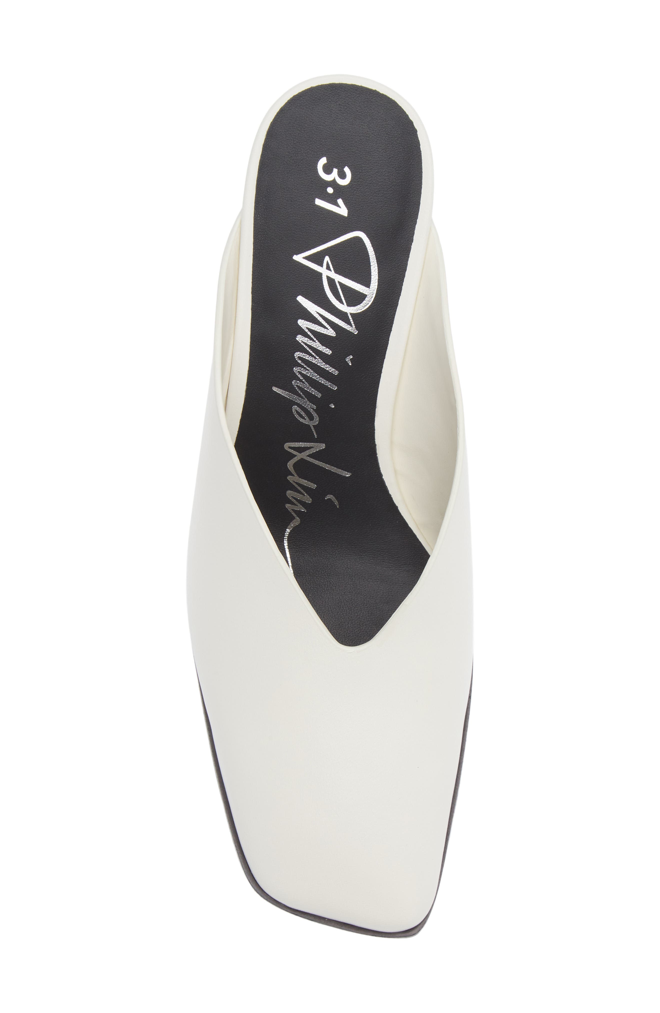Teardrop Mule, Alternate, color, ANT. WHITE