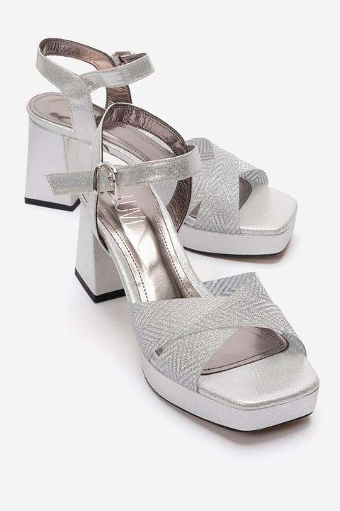 Bavena Platform Block Heel Sandal