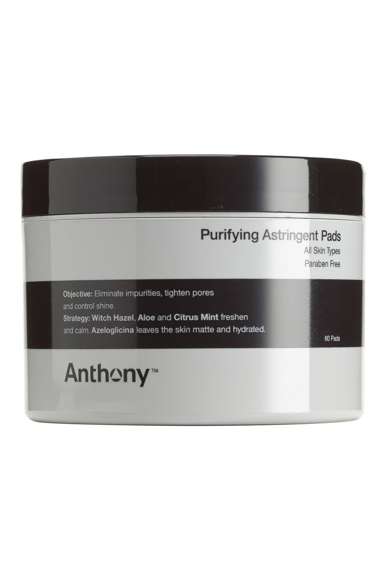 Anthony™ Purifying Astringent Pads, Main, color, NO COLOR