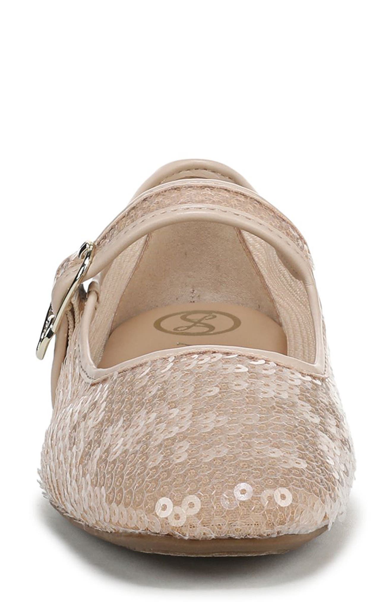 SAM & LIBBY Fredi Mary Jane Flat, Alternate, color, Crema
