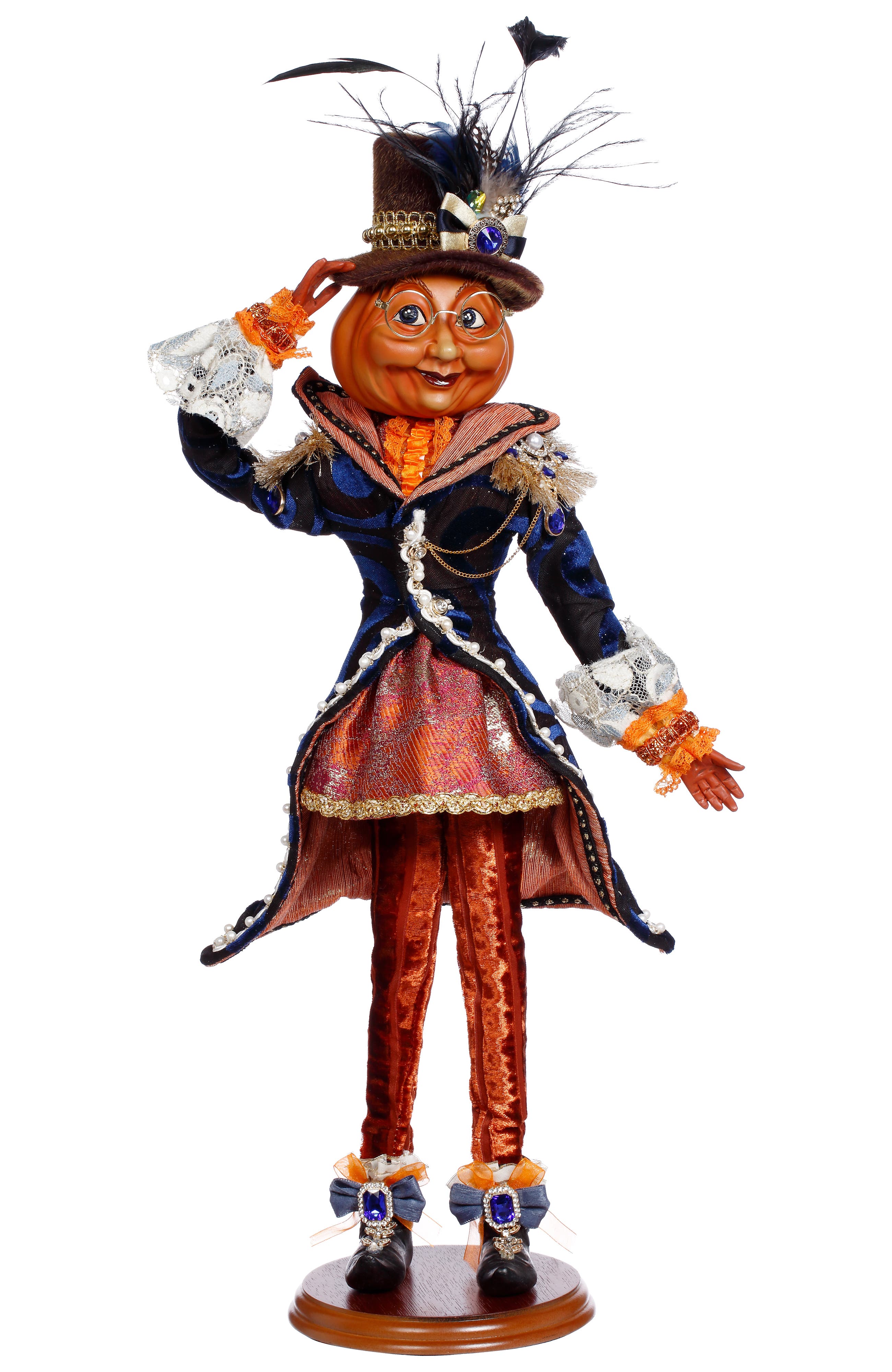 Mark Roberts Pumpkin Master In Blue
