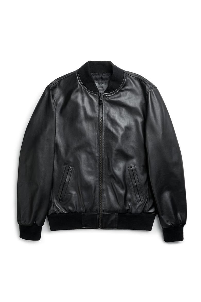 Elk Bomber Jacket, Main, color, Black