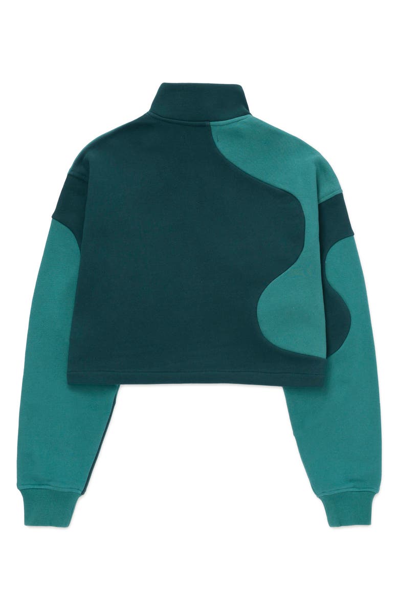 HONOR THE GIFT Curved Patchwork Pullover, Alternate, color, 