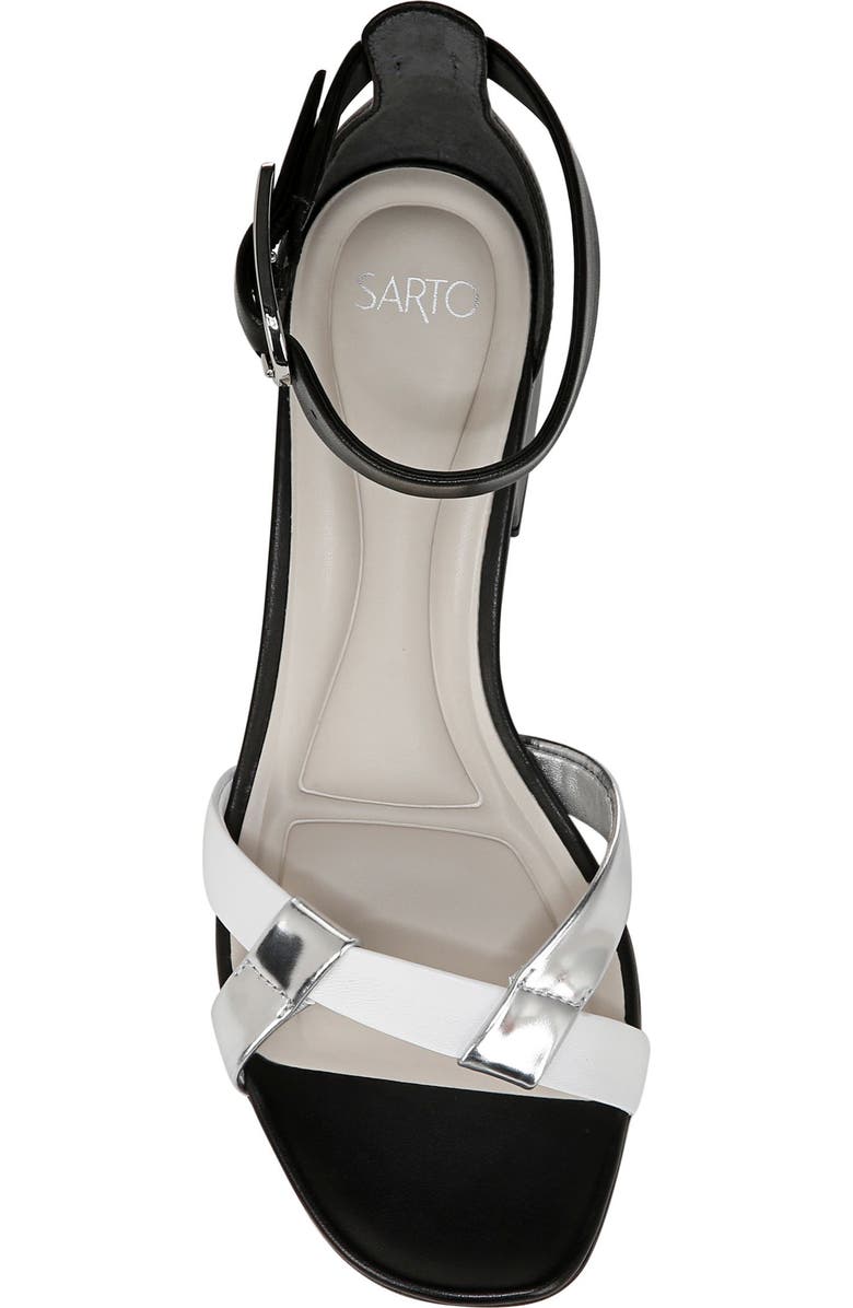 SARTO by Franco Sarto Nerissa Ankle Strap Sandal, Alternate, color, Black Multi