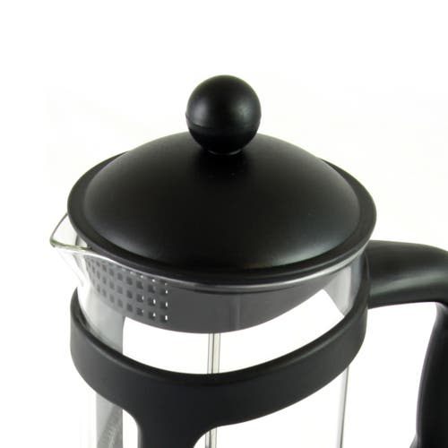 Mr Coffee Brivio 28 Ounce Glass French Press Coffee Maker With Plastic Lid In Black