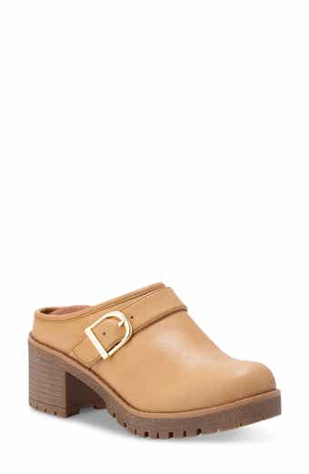 Eastland Nola Block Heel Lug Sole Clog