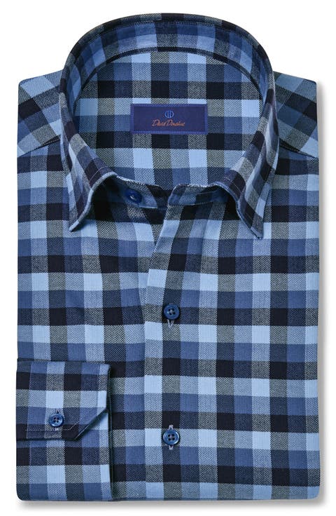 Herringbone Check Sport Shirt