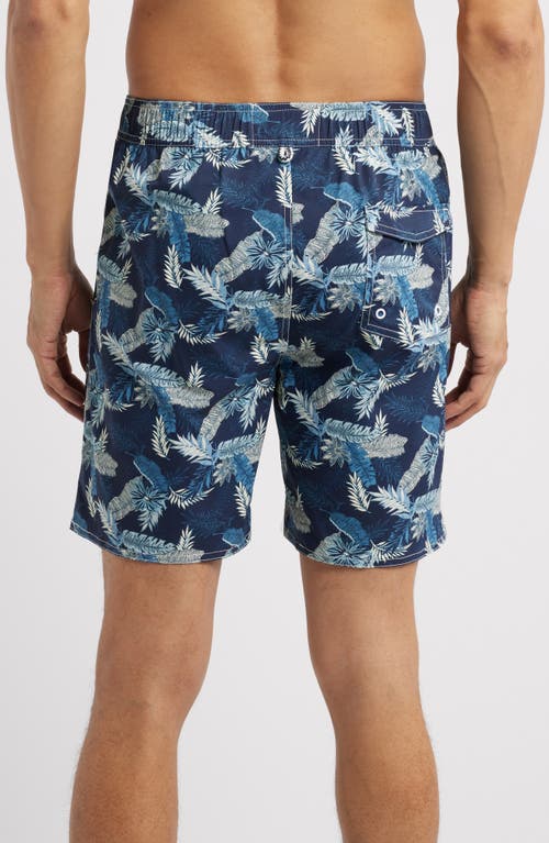 Johnnie-o Shore Haven Swim Trunks In Navy