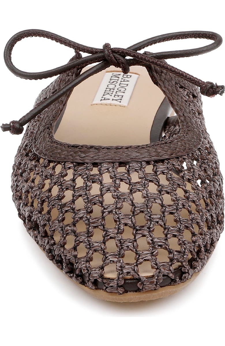 Badgley Mischka Collection Xailee Woven Mule, Alternate, color, Brown