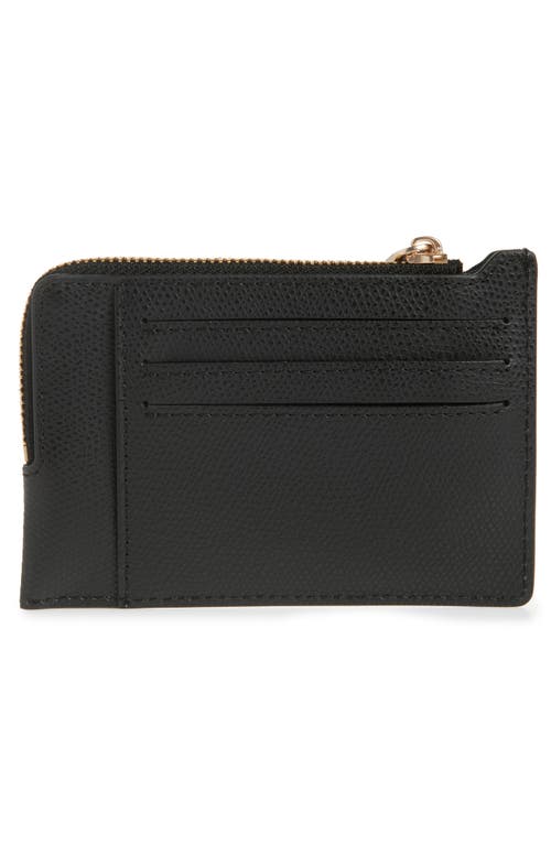 Valentino By Mario Valentino Tiny Leather Crossbody Bag In Black
