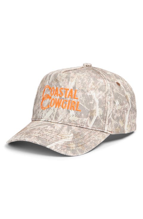 Coastal Cowgirl Camouflage Cotton Twill Baseball Cap