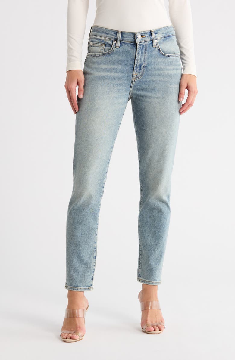 7 For All Mankind Josefina High Waist Ankle Boyfriend Jeans, Main, color, Amuse Me