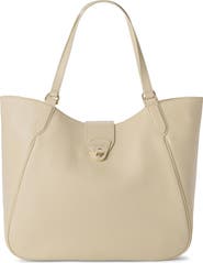 Brahmin Aliza Croc Embossed Leather Tote