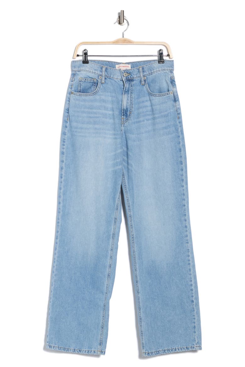 High Waist Wide Leg Jeans, Main, color, LOCALS ONLY