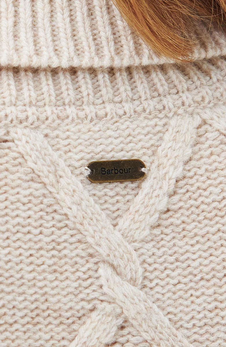 Barbour Perch Wool Blend Turtleneck Sweater, Alternate, color, 