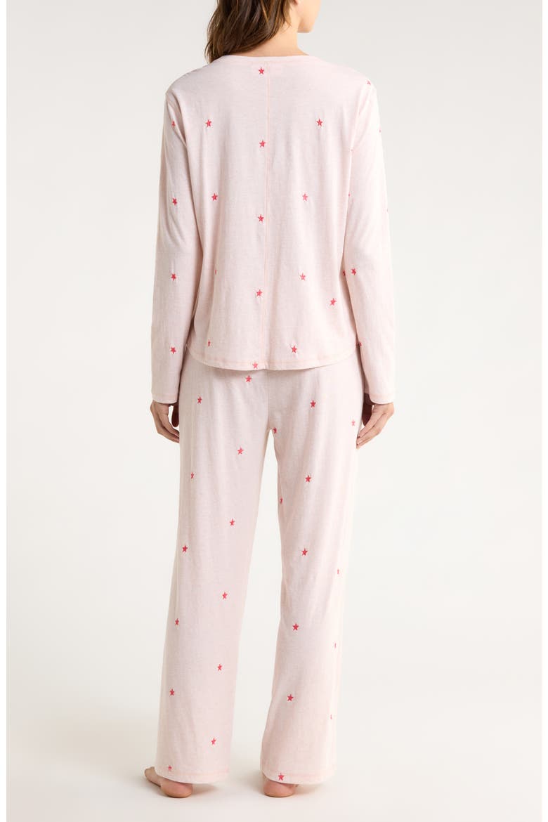 Jada Organic Cotton Pajamas, Alternate, color, ROSEWATER/ GERANIUM