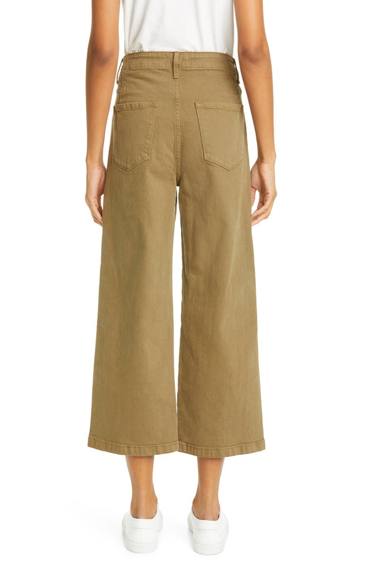 Ali V-Yoke High Waist Crop Wide Leg Jeans, Alternate, color, WASHED OD