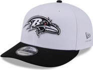New Era Men's New Era  White/Black Baltimore Ravens 2026 NFL Draft Pre-Curved 9FIFTY Snapback Hat