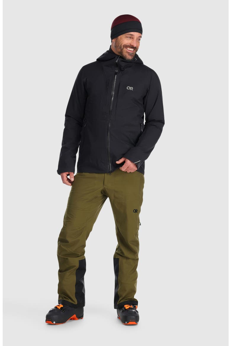 Carbide Pertex® Shield Waterproof Snow Jacket, Alternate, color, BLACK