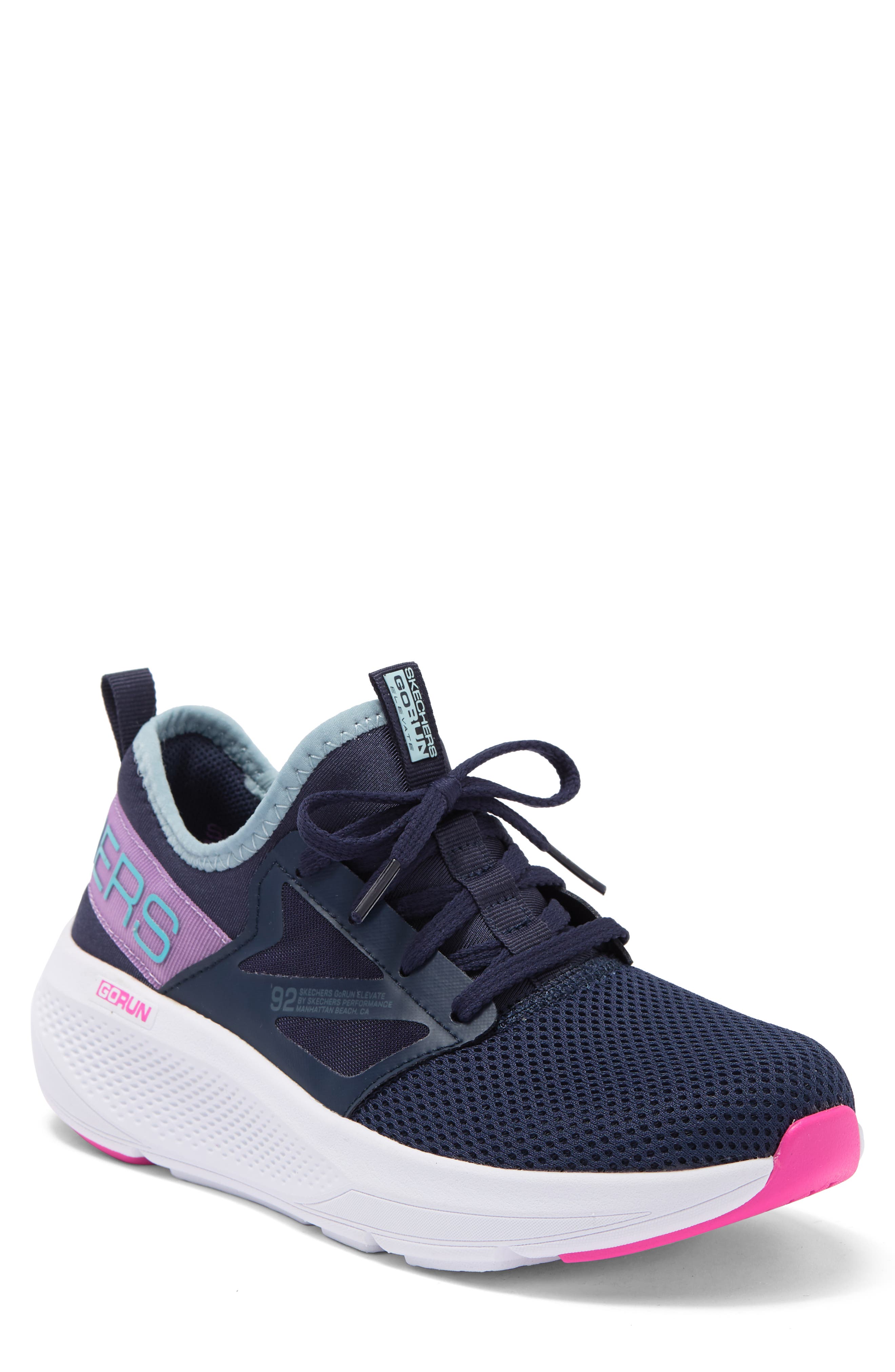 SKECHERS Go Run Elevate Quick Stride Sneaker, Main, color, 