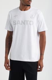 SANTO STUDIO Cherry Tech Graphic T-Shirt