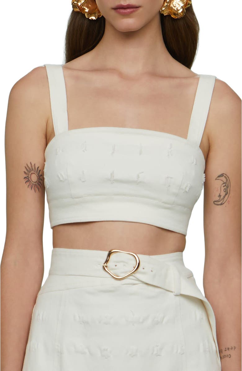 AMUR Gabi Textured Twill Top, Alternate, color,