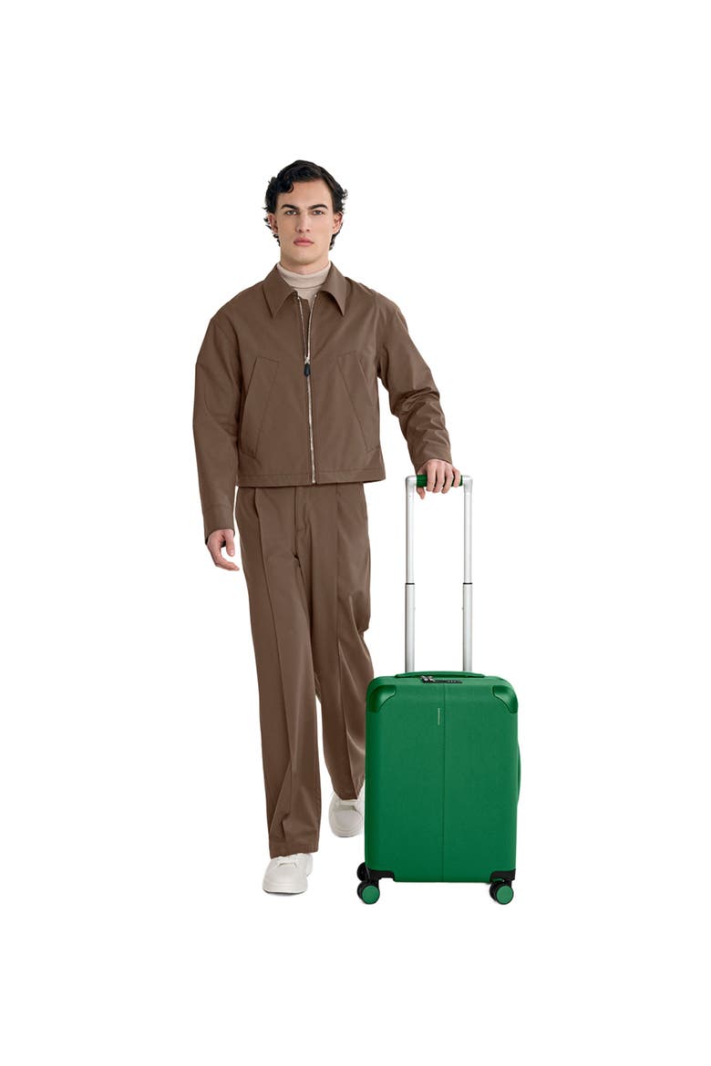The Carry On Suitcase, Alternate, color, Emerald Green
